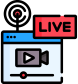 Streaming icon